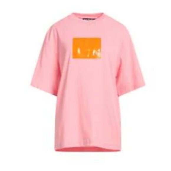 Acne Studios  Exford Inflate T shirt Pink - Picture 2 of 11